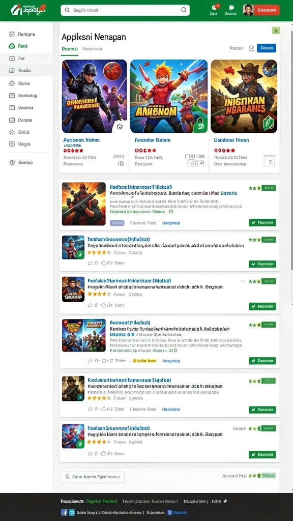 Antarmuka aplikasi yang simpel dan user-friendly.
