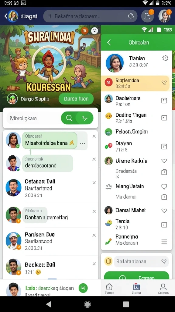 Karakter baru yang siap menghibur dalam permainan.