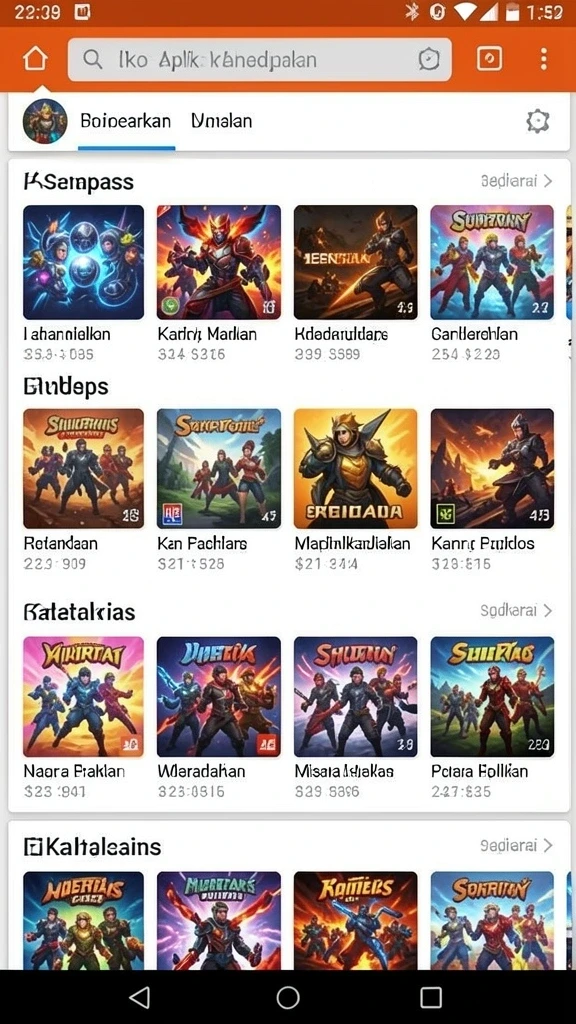 Tampilan antarmuka yang menarik dan modern.