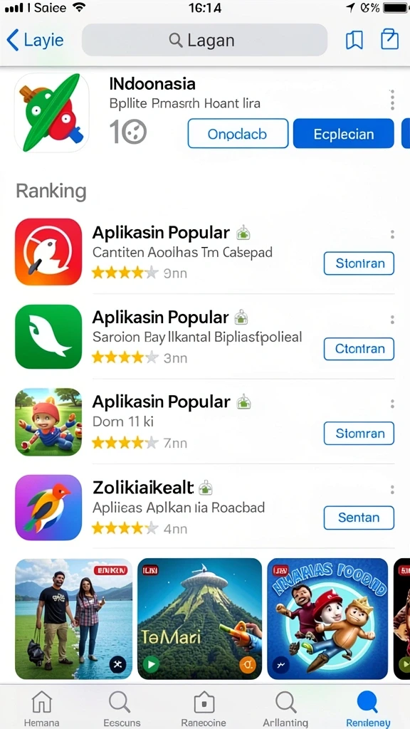 Antarmuka permainan yang user-friendly.