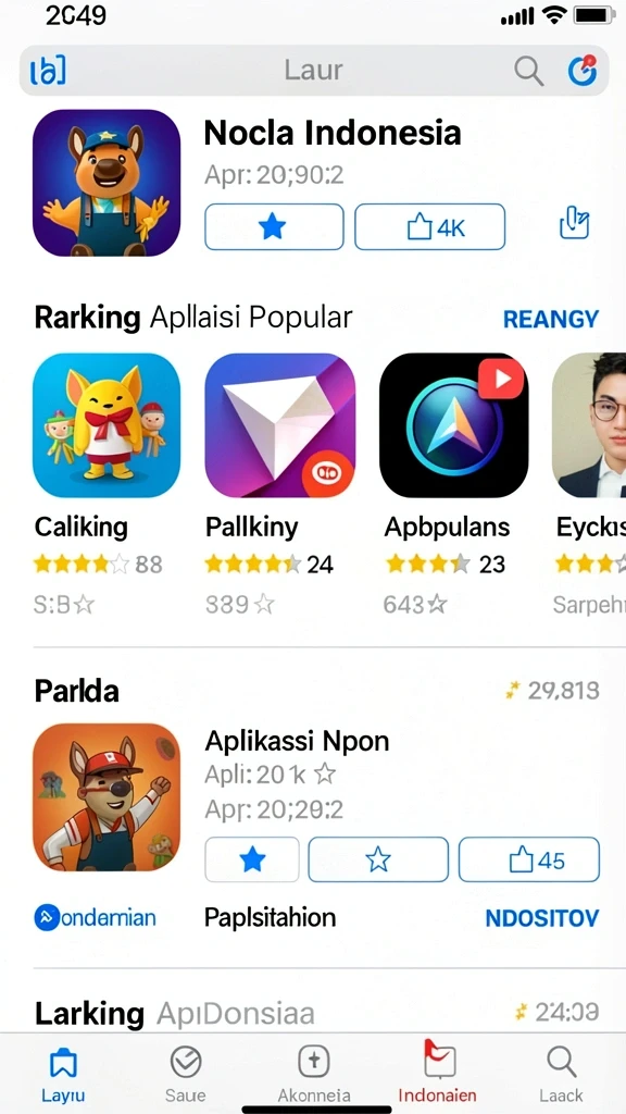 Tampilan antarmuka yang menarik dan mudah digunakan.