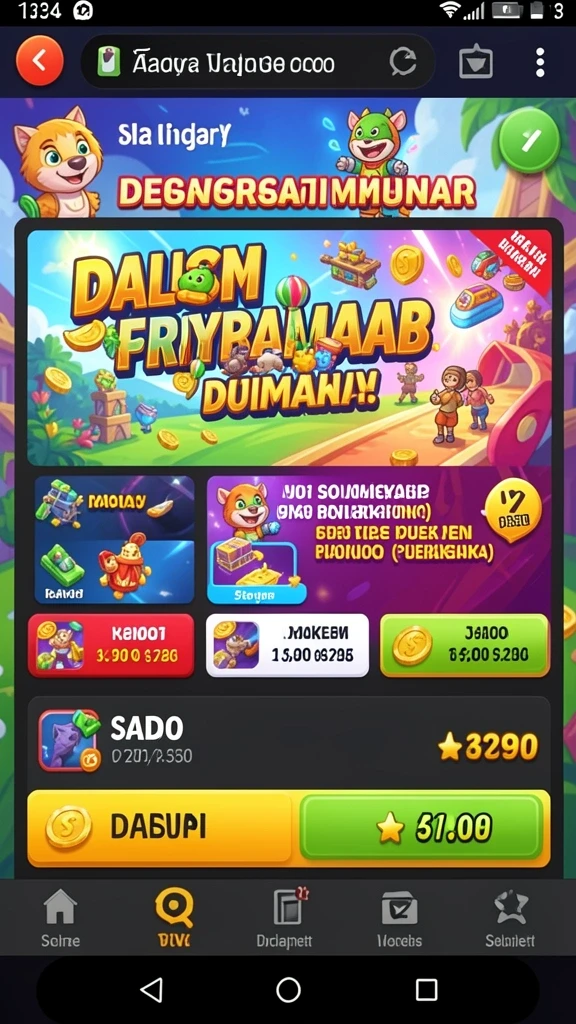 Screenshot menunjukkan antarmuka utama aplikasi BANDAR99.