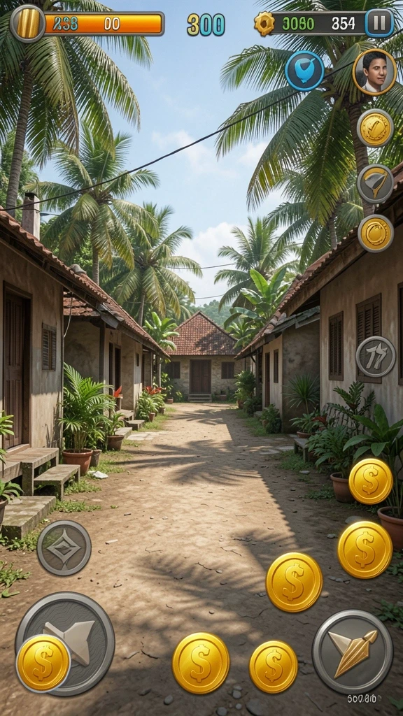 Screenshot saat bermain game favorit saya.
