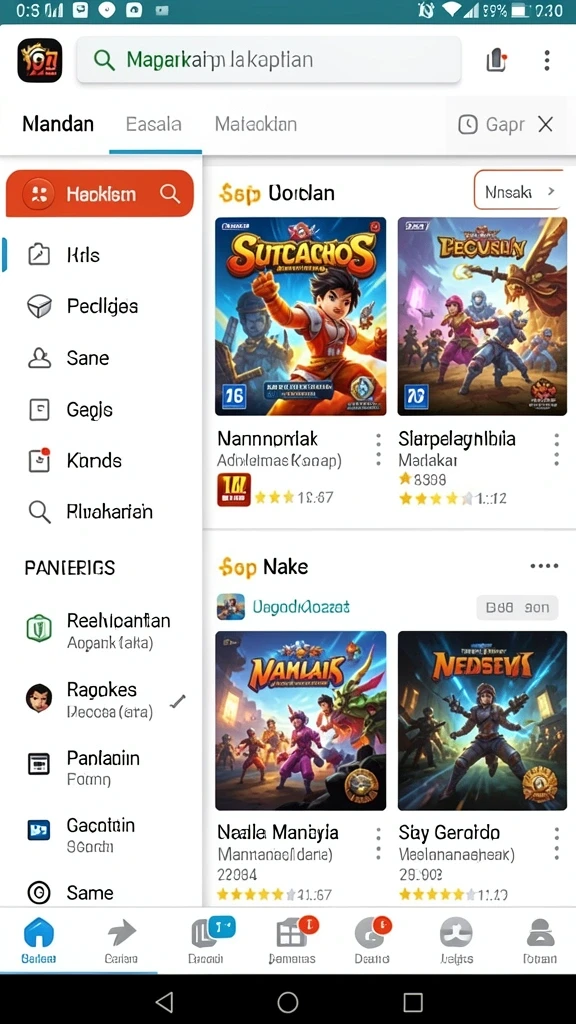 Beragam mode permainan yang menantang dan seru.
