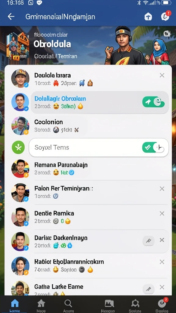 Tampilan antarmuka yang menarik dan mudah digunakan.