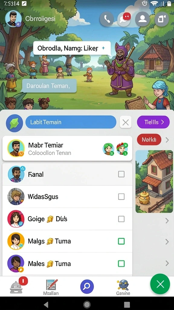 Mode permainan yang beragam dan menyenangkan.