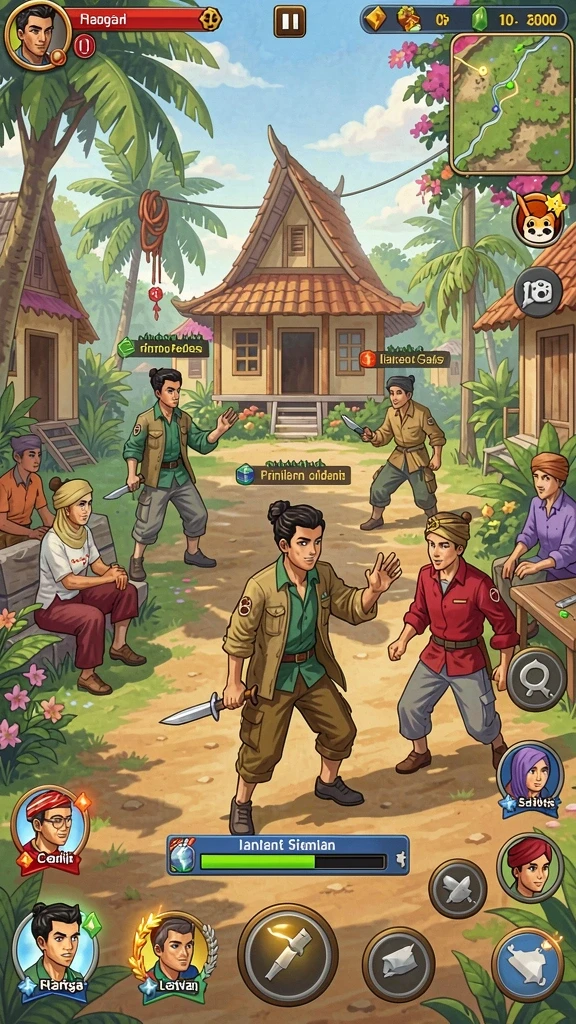 Tampilan antarmuka utama H03 yang menarik.