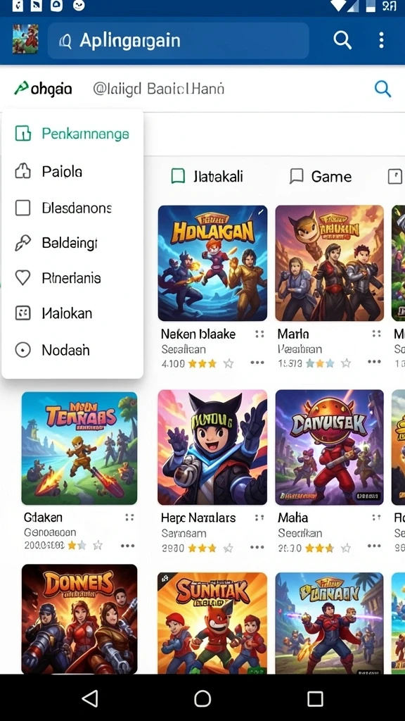Menu pengaturan yang sederhana dan mudah digunakan.