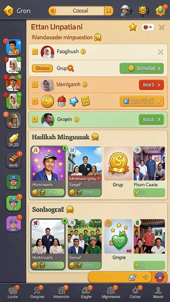 Setiap level menawarkan tantangan baru yang seru.