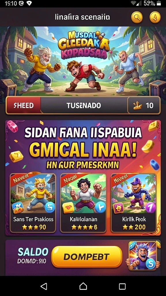 Tampilan antarmuka yang user-friendly dan menarik.