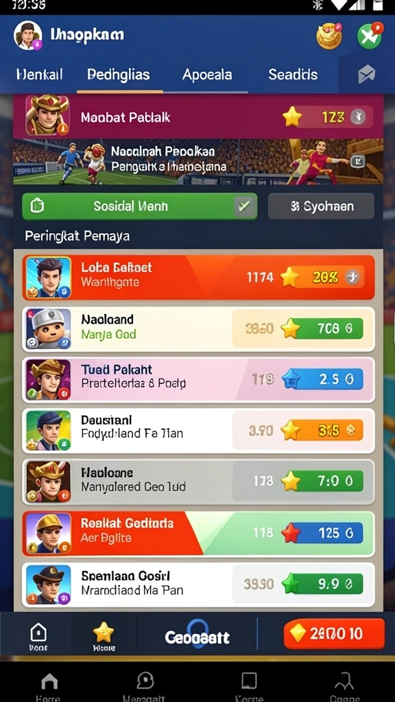 Simbol beragam yang memperkaya pengalaman bermain.