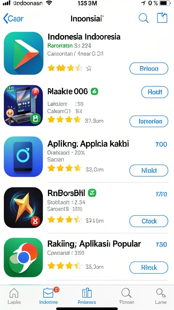 Screenshot aplikasi MPO1221 dengan tampilan antarmuka yang menarik.