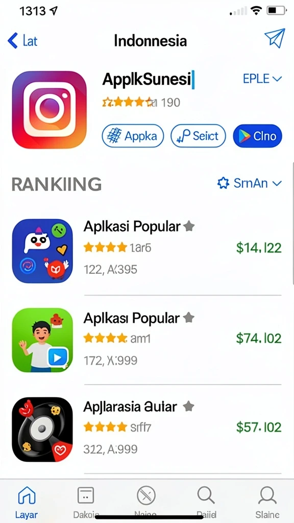 Tampilan antarmuka yang menarik dan mudah dipahami.