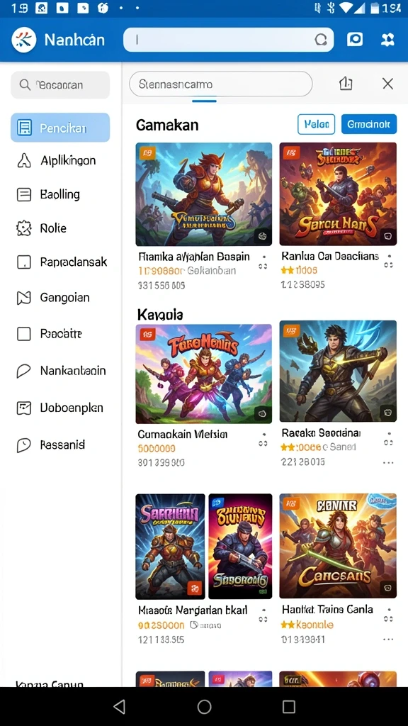 Screenshot momen pertarungan seru dalam permainan.
