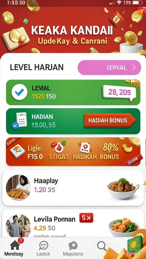 Screenshot menampilkan antarmuka permainan yang menarik.