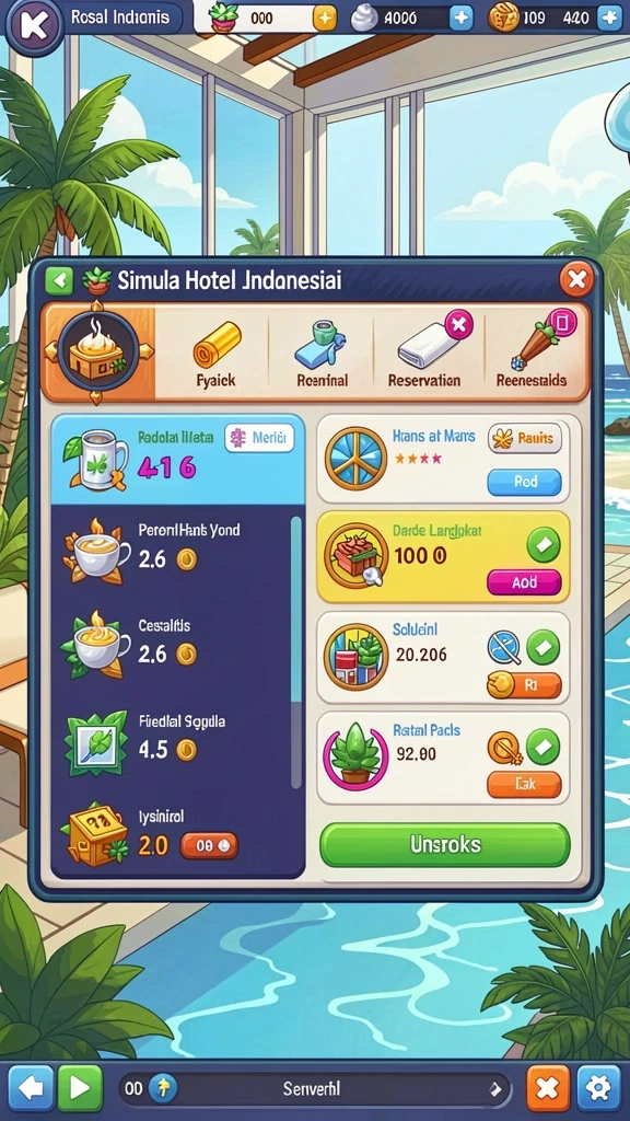 Karakter yang dapat disesuaikan dengan banyak pilihan.