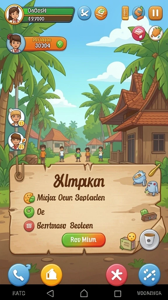 Tampilan awal aplikasi QQSLOT yang menarik.