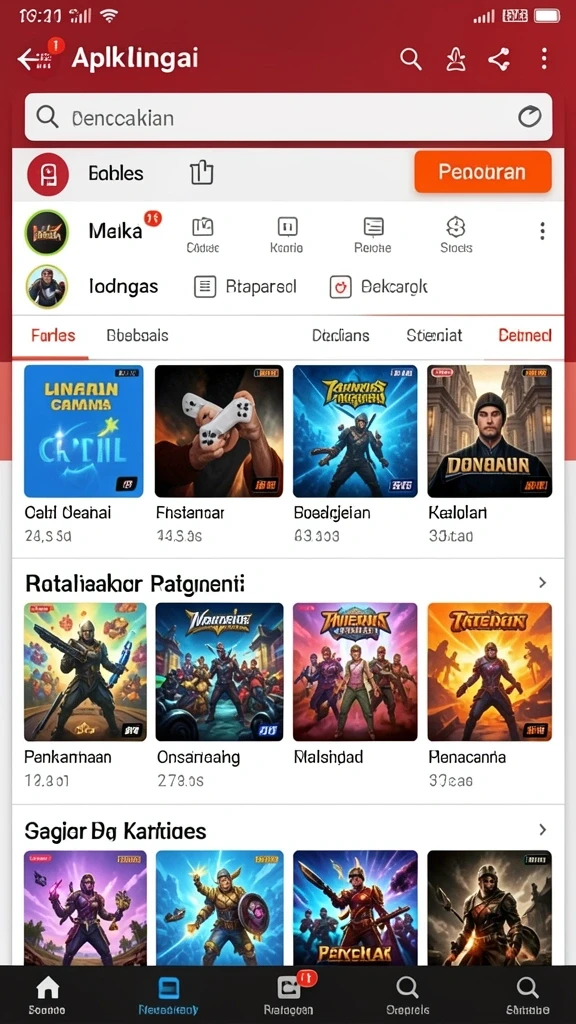 Tangkapan layar dari mode kompetitif yang seru.