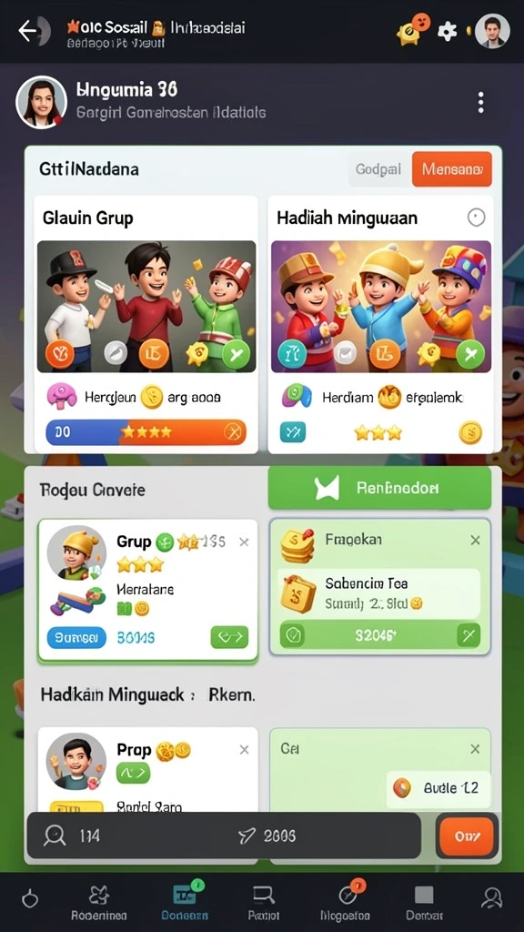 Fitur multiplayer untuk tantangan bersama teman.
