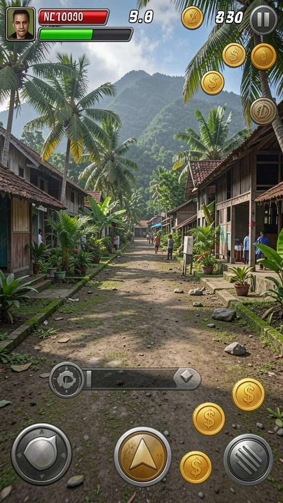 Visual yang memukau dari karakter utama dalam RATUDEWI.