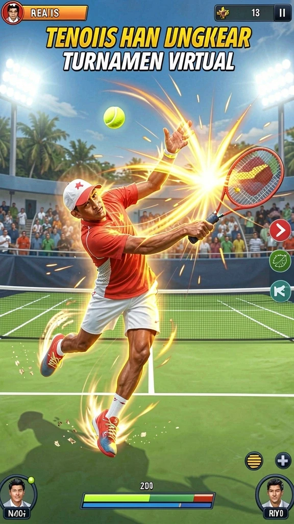 Screenshot menampilkan momen seru saat pemain mencapai level baru.