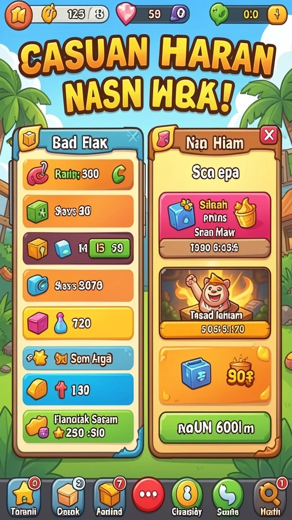 Screenshot petualangan seru dalam level terbaru.