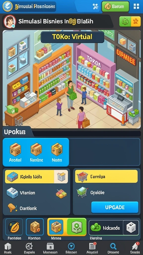 Menampilkan karakter utama dari game UT77.