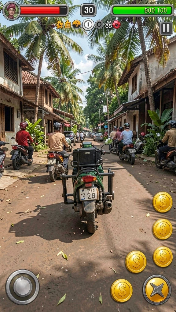 Tampilan awal aplikasi VIRUS88 yang menarik.