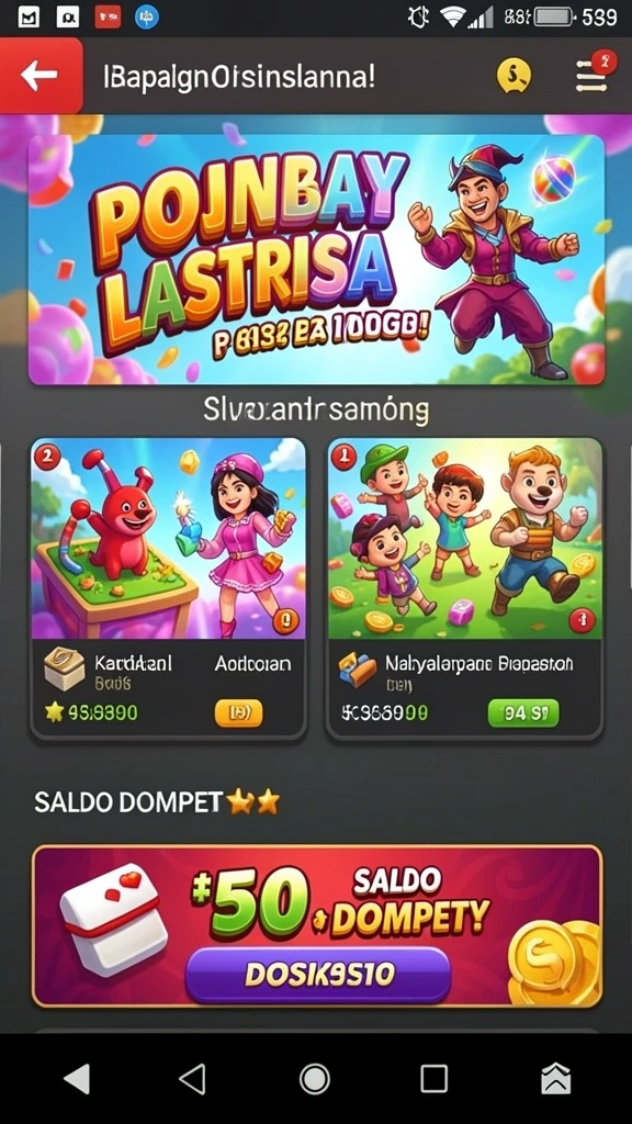 Tampilan antarmuka yang menarik dan mudah digunakan.