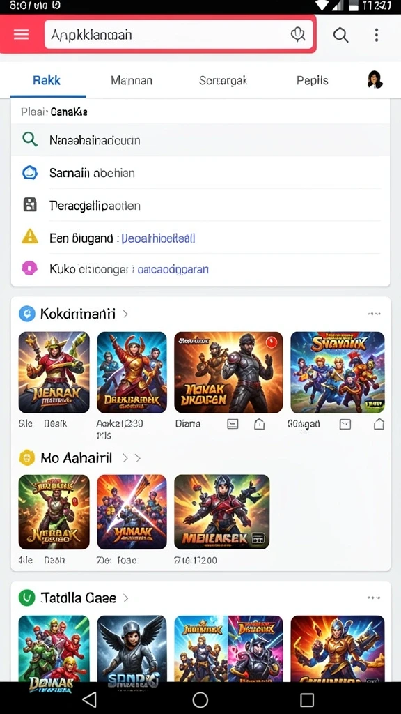 Banyak pilihan permainan yang seru untuk dimainkan.